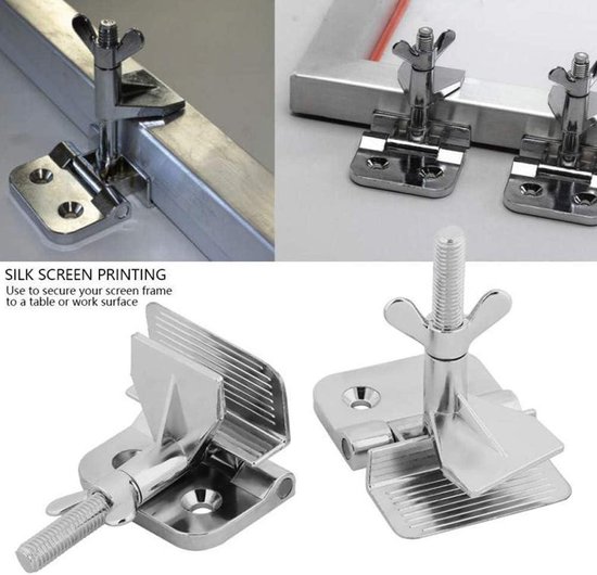 Vlinder Scharnierklem Zeefdruk Metalen Frame - Stevig Bevestiging - DIY Hobby Tool van Goodbuy Bunt. — afbeelding 2