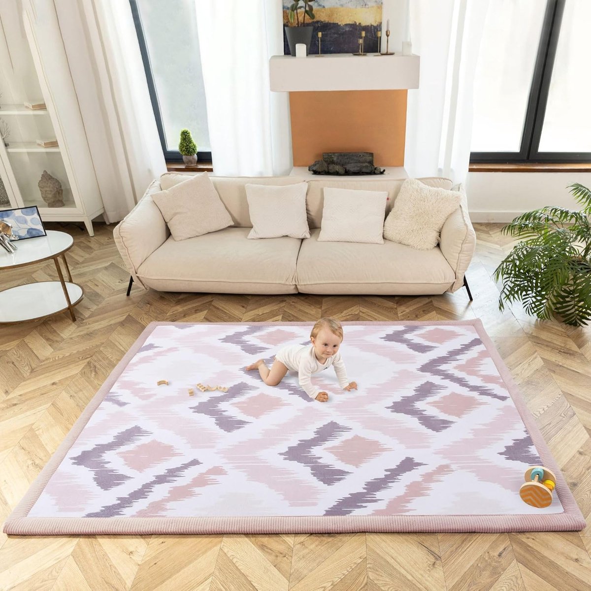 Goodivery ® Extra Grote Cloud-Zachte Speelmat voor Baby's met Memory Foam - 200 x 150 x 2,5 cm