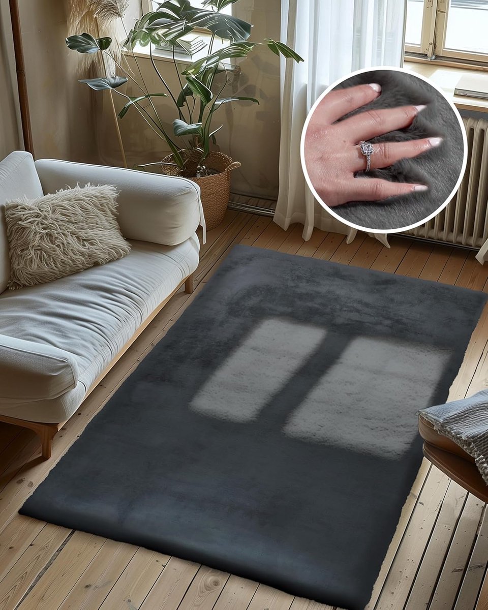 Goodivery ® Super Zacht Hoogpolig Vloerkleed voor Woonkamer - Luxe en Comfortabel