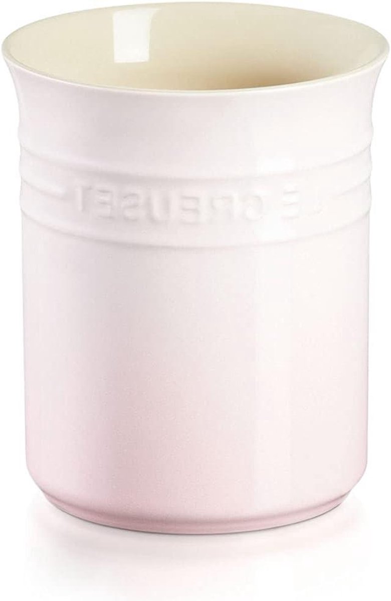 Classic Utensil Jar Stoneware 1.1 Litre Shell Pink Le Creuset Kitchen Storage spatelpot