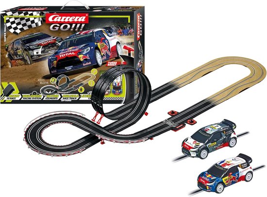 Carrera GO!!! Super Rally - DS 3 WRC - Racebaan 4,9m Racebaan