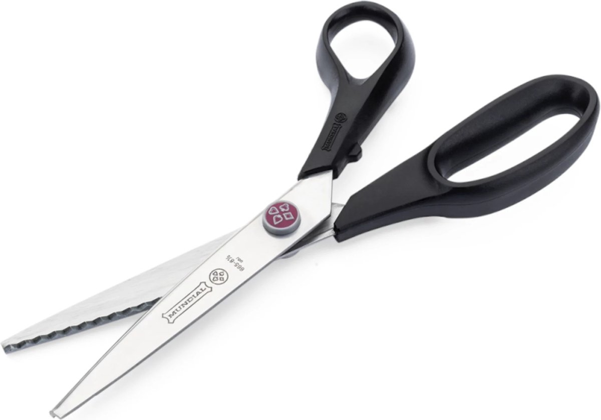 Mundial Professionele Kartelschaar met Microvertanding – 21 cm – Ergonomisch Heft