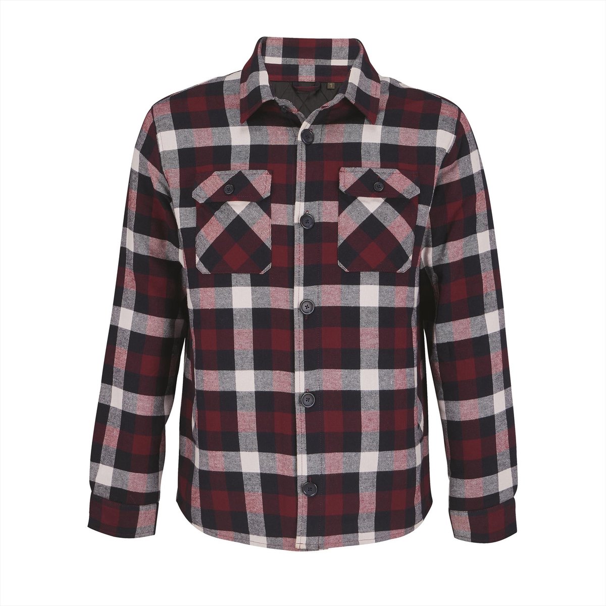 SOL’S Unisex Checkered Overshirt Noah L03989 – 1 Medium Burgundy