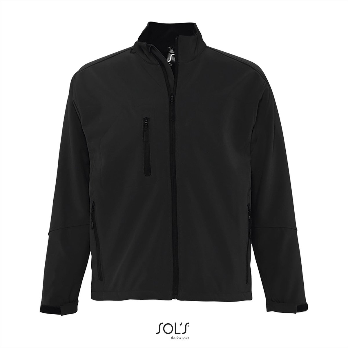 SOL'S Men´s Softshell Jacket Relax L866 - Black - S