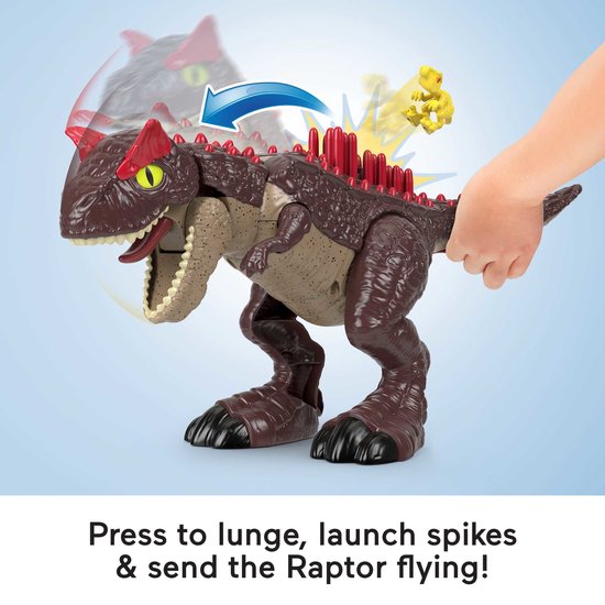 Imaginext Jurassic World™ Carnotaurus Puntige Aanvalsfiguur Bruin — afbeelding 2