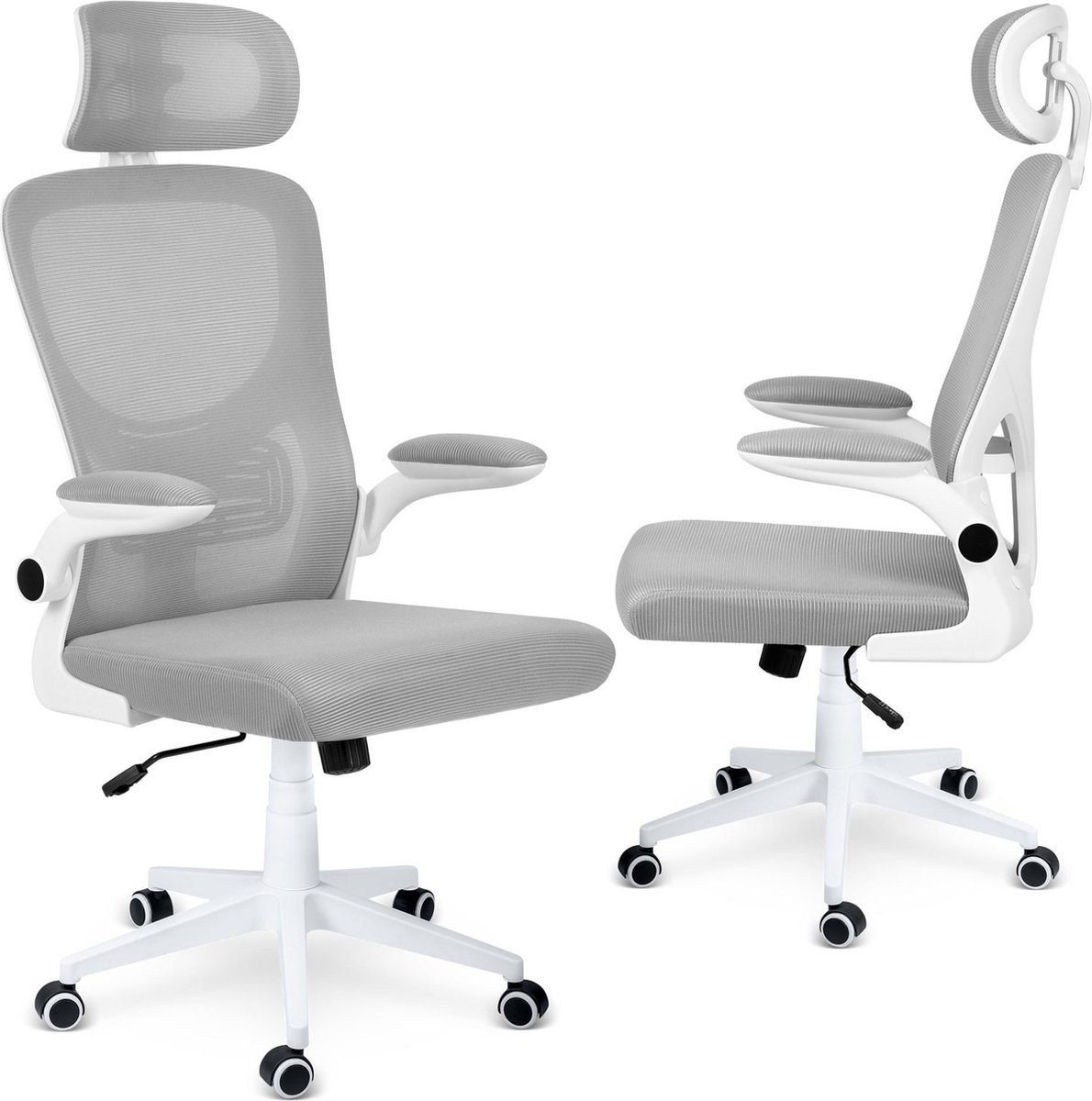 Sofotel Brass micromesh bureaustoel - grijs