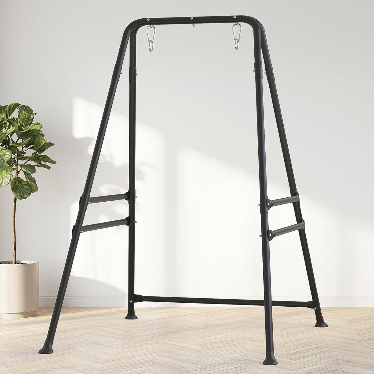 Hangstoel cocoon Robuust schommelframe van staal Multifunctioneel hangschommelframe voor binnen en buiten Hangstoel niet inbegrepen hangstoel cocoon