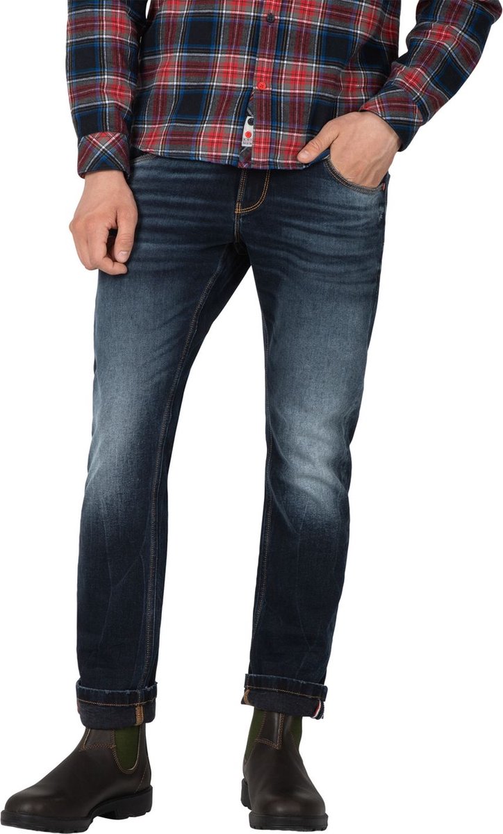 TIMEZONE Heren Jeans Broeken SLIM SCOTTTZ slim Fit Blauw 30W / 34L Volwassenen