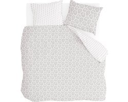 Walra Dekbedovertrek Vintage Memory - 200x220 - 100% Katoen (BCI) - Grijs