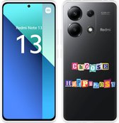 Étui Cazy adapté au Xiaomi Redmi Note 13 4G Choisissez le Happiness