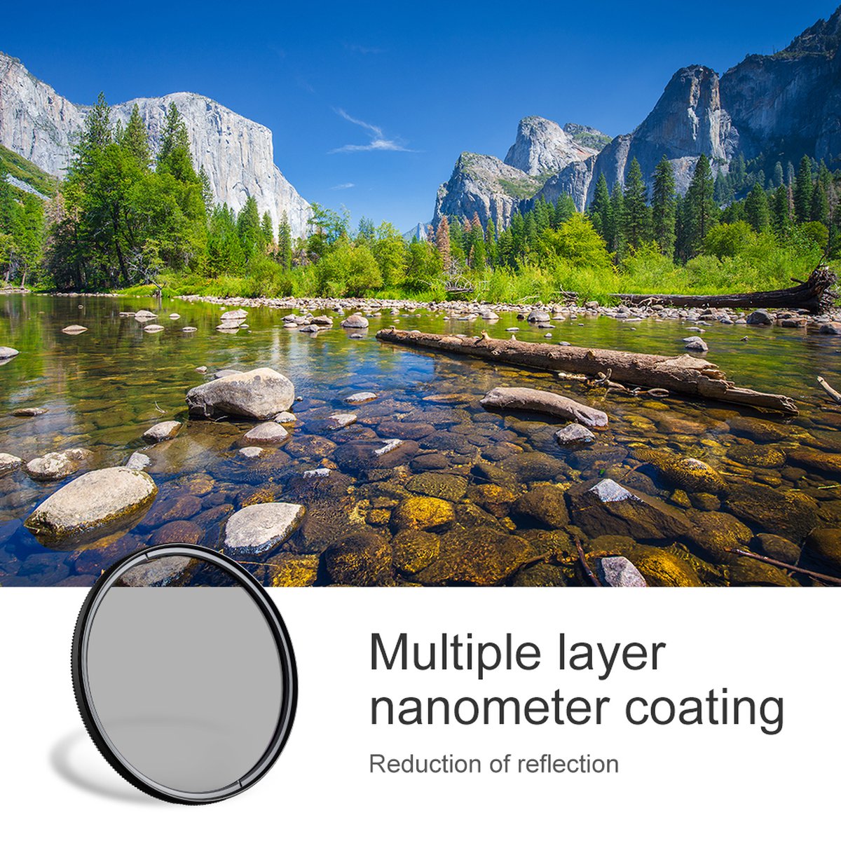 K&F Concept CPL circulair polarisatiefilter HMC slim - Afbeelding 3