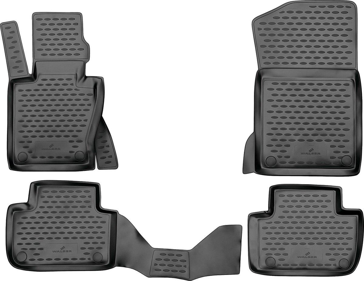 Walser Rubberen Voetmatten XTR geschikt voor BMW X3 (E83) 2003 - 2011