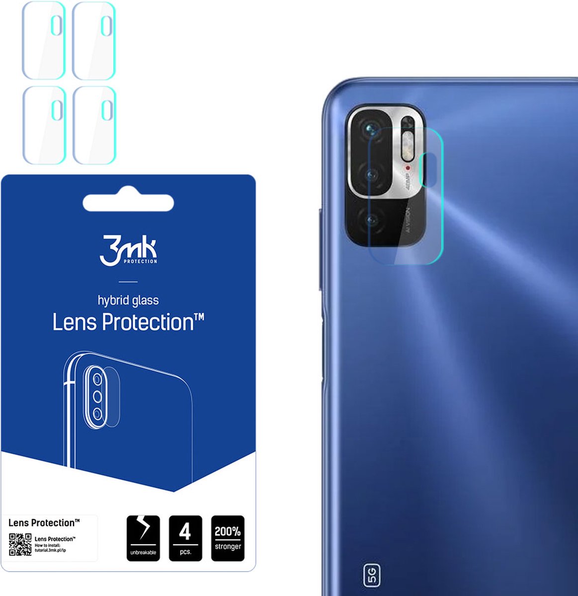 Xiaomi Redmi Note 10 5G - 3mk Lens Protection