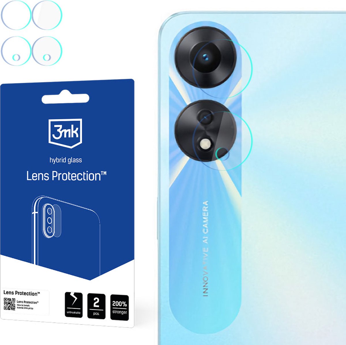 Oppo A58 5G - 3mk Lens Protection