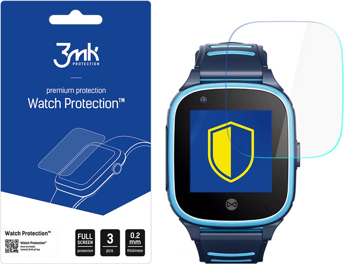 Forever KW-500 4G - 3mk Watch Protection v. FlexibleGlass Lite