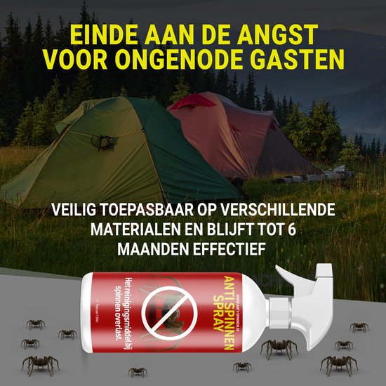 Spray Anti-Araignées Mercator – 1 Litre, 100% Naturel, Biodégradable, Sans Biocide – Répulsif Longue Durée