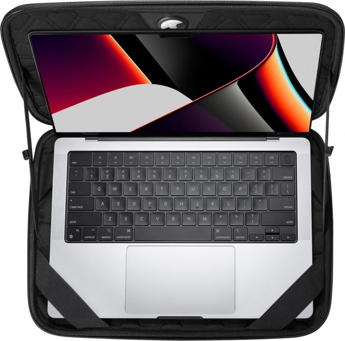 Spigen - Laptop 13/14 inch hoesje - Rugged Armor Pouch Pro - Zwart