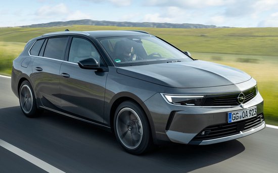 Tapis de voiture en caoutchouc Duogrip sur mesure pour Opel Astra L 2021 - présent - 4 pièces - Version: Astra L | Tourisme Sports | Essence/ Diesel