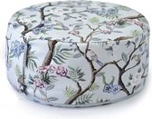 Meditatiekussen │Rond │ Katoen & Boekweitvulling │ Blossom Birds