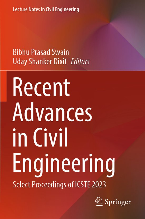 Lecture Notes in Civil Engineering431- Recent Advances in Ci ... - cover
