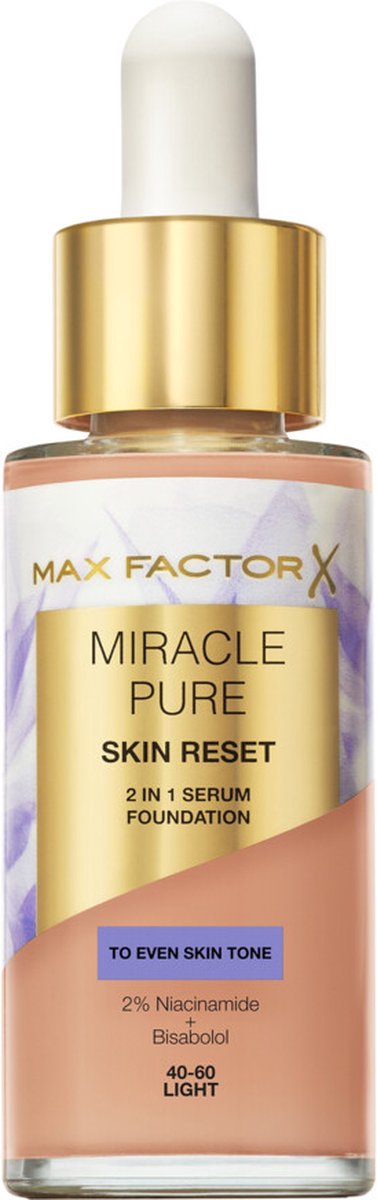 Miracle Pure Skin Reset 2 in 1 Serum Foundation 30ml