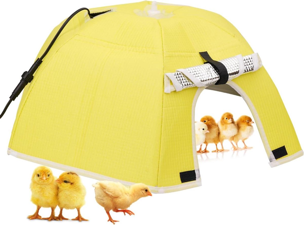 Kuikenbroeder verwarmingsplaat - kippenhok verwarming - kuiken incubator - fokparaplu voor kuikens - eendjes - kwartels - gans - vogelbroed Kippenhok