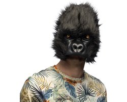 Boland - Pluchen masker Gorilla - Volwassenen - Aap - Grappig en Fout - Carnaval - Themafeest