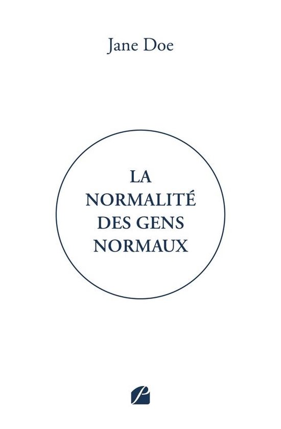Essai - La normalité des gens normaux - cover