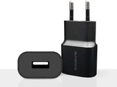 Gecertificeerde USB Stekker - 5V 1A Adapter - Oplader USB-A - 5W - Stekker - Zwart