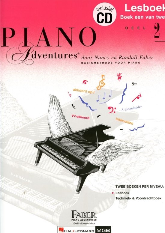 Foto: Piano adventures lesboek deel 2 cd