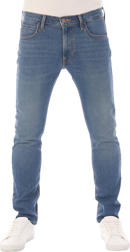 Lee Pantalons Jeans pour Hommes Luke Slim Tapered Fit Blauw Adultes Denim Jeans Pantalon