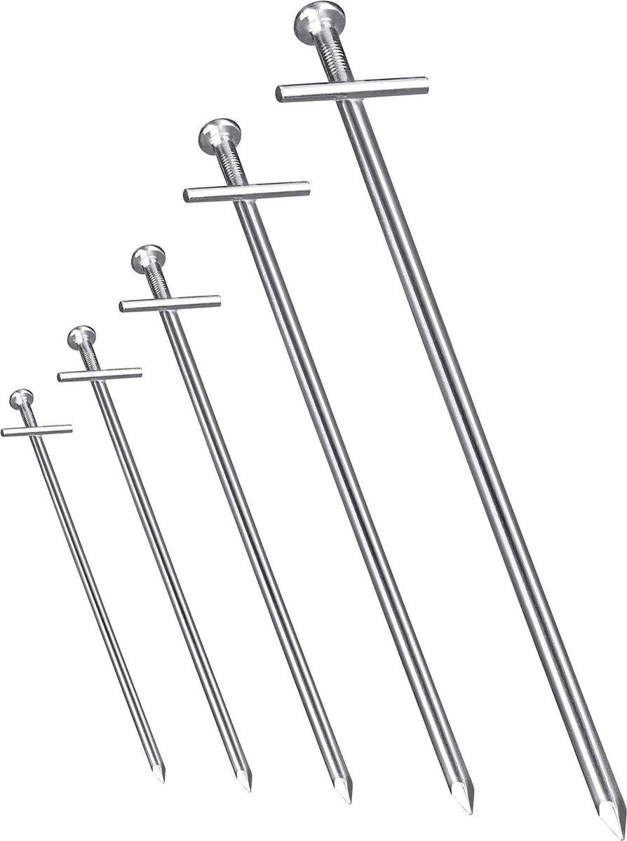 Anti-ROST tentharingen 6 mm lengte 230 mm - T-profiel gegalvaniseerd staal kamperen-30