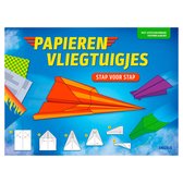 Papieren vliegtuigjes - stap voor stap