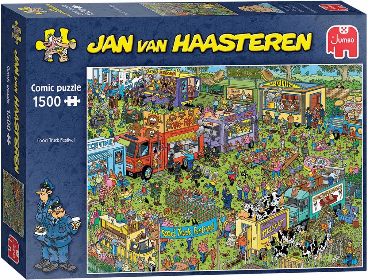 Jan van Haasteren Food Truck Festival puzzel - 1500 stukjes