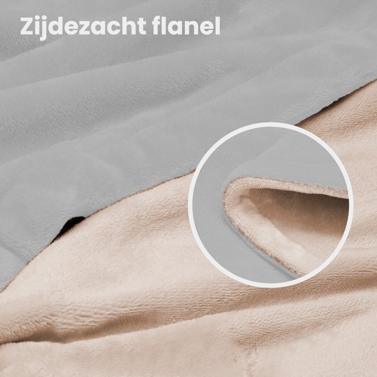 Auronic Elektrische Deken - 160 x 120 cm - 1 Persoons Warmtedeken - 3 Warmtestanden met Timer - Verwarmingsdeken - Grijs – foto 7