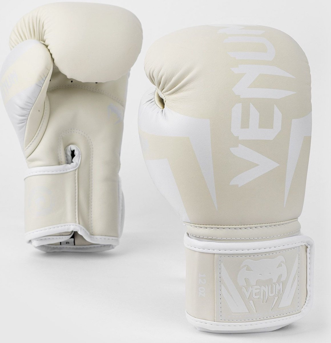Venum ELITE Bokshandschoenen Wit op Wit Kickboksen