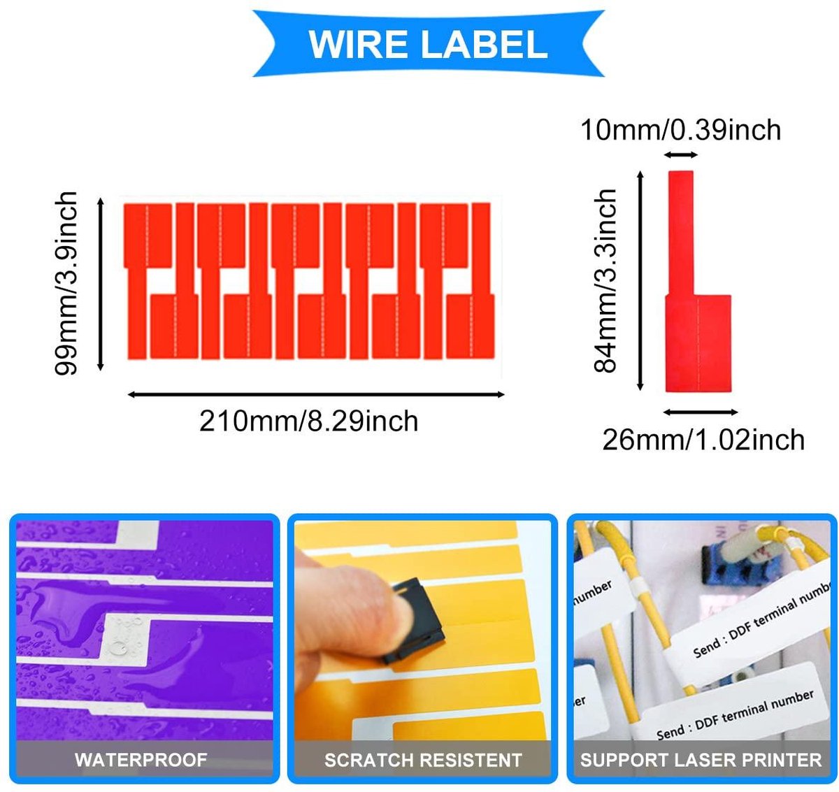 Fil électrique 22AWG (0,34mm²) PVC - Lot 6 Couleurs X 4m, Cuivre étamé, Souple, Pour DIY