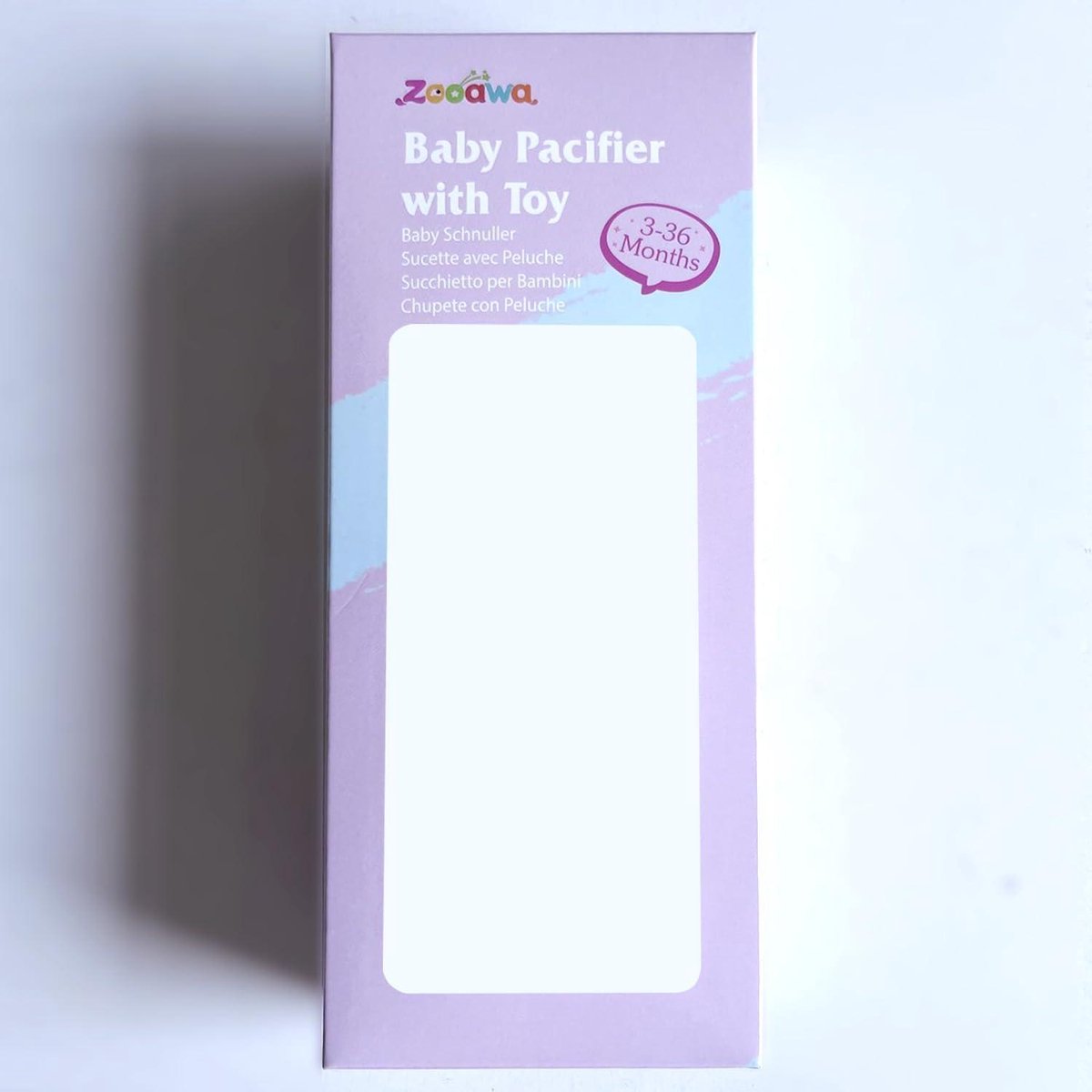 Zooawa Fopspeen Met Knuffel Schattige Giraf Voor Baby's 3-36 Maanden