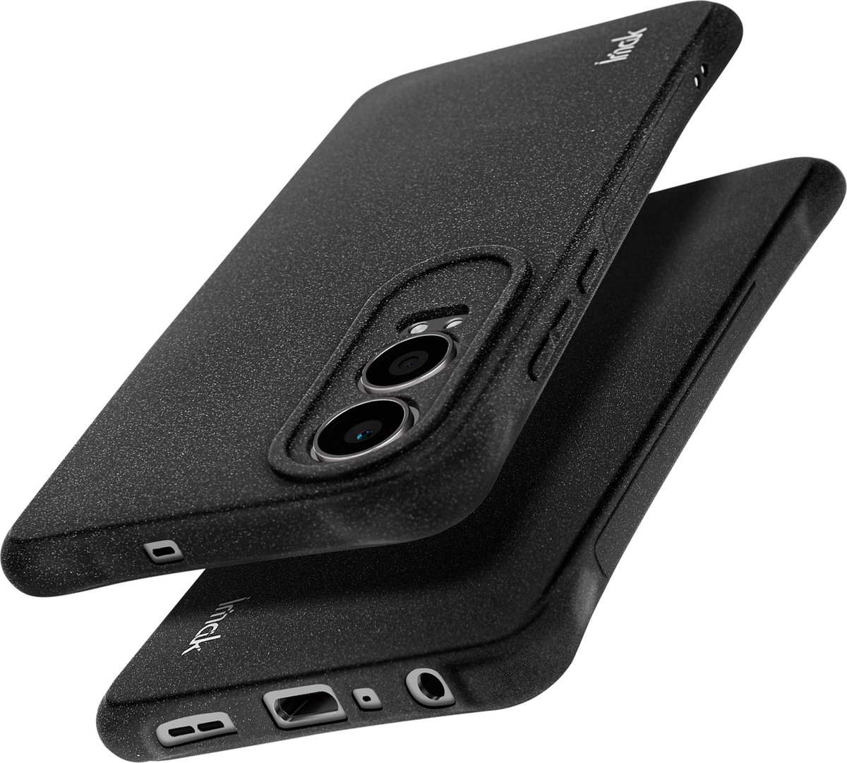 iMak, Hoes voor OnePlus Nord CE 4 Lite Zachte hoekbumper, Zwart
