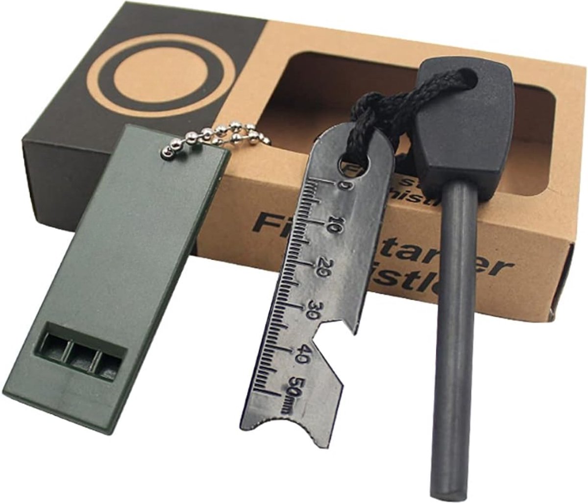 Goedkoopste Lexium Vuurstarter - Vuursteen - Firesteel - Magnesium stick - Firestarter - Survival spullen - Vonkstaaf