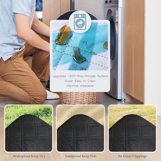 DEWUR Picknickdeken, waterdicht, wasbaar, stranddeken, zandvrij, XXL, campingdeken, strandmat, tapijt, geïsoleerd, met waterdichte onderkant (Boho-A, 200 x 200 cm DEWUR Picknickdeken, waterdicht, wasbaar, stranddeken, zandvrij, XXL, campingdeken, strandmat, tapijt, geïsoleerd, met waterdichte onderkant (Boho-A, 200 x 200 cm