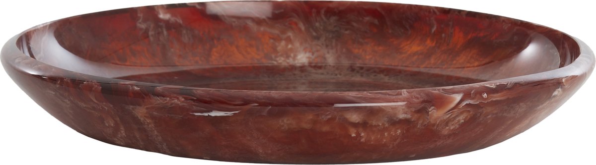 Schaal BELAWAN - Ø34x6cm - Rood