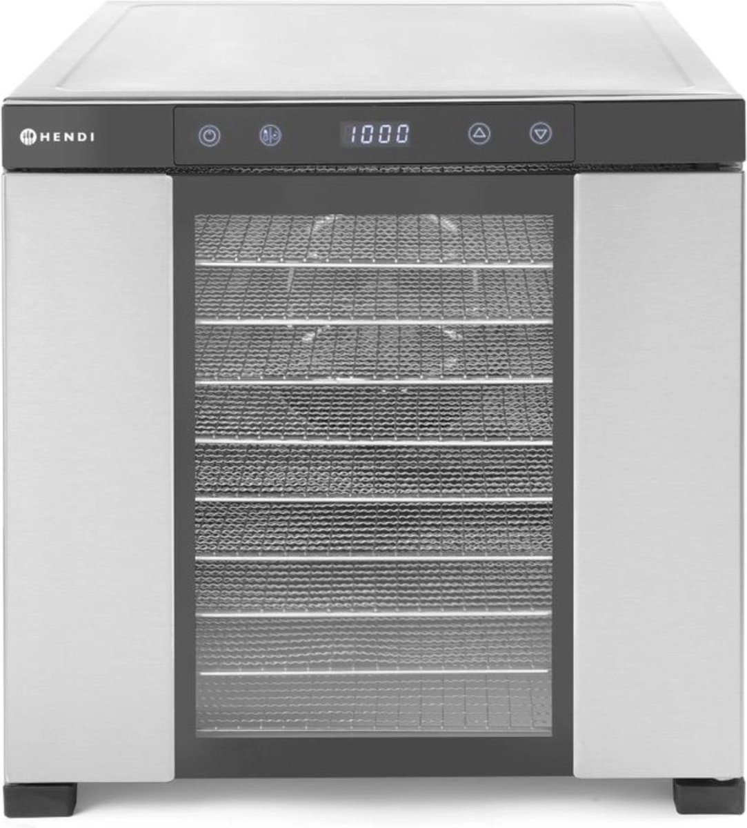 Hendi Voedseldroger Professional - Dehydrator - Droogoven - Profi Line - RVS - Professional - 10 Laags