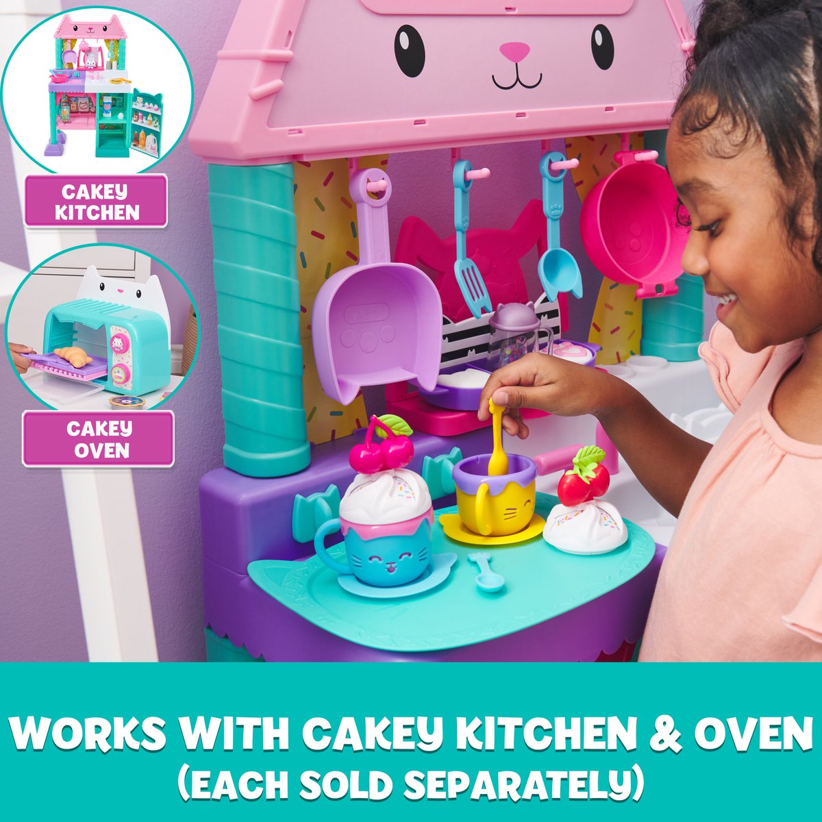Gabby’s Poppenhuis - Spikkelfeest-serviceset met accessories — afbeelding 18