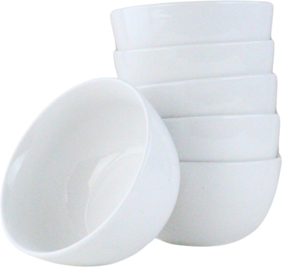 Bols à soupe OTIX - sans oreille - Set de 6 - Bols - Wit - Porcelaine - BOULEAU