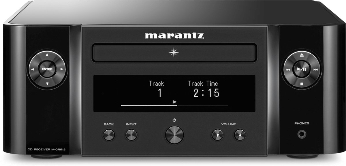Marantz M-CR612 HiFi Systeem, Versterker, CD-Speler, DAB+ Radio, HEOS, Bluetooth, AirPlay 2, Alexa, Google Assistant - Zwart thumbnail 7