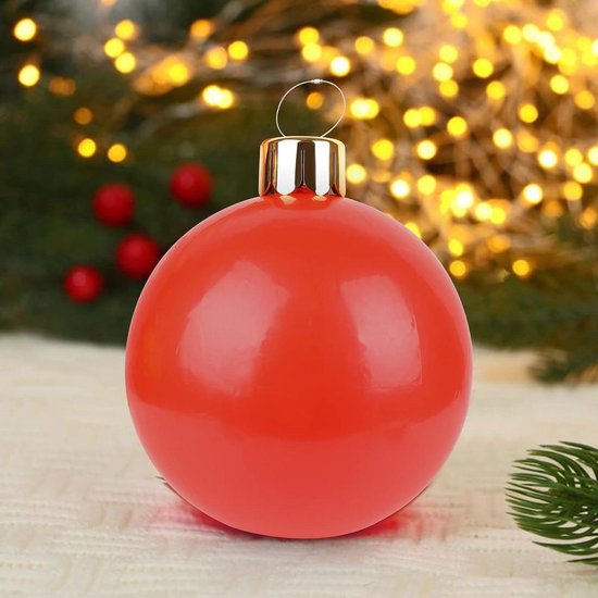 2 Pack Giant Opblaasbare Kerstbal, 45cm/60cm 2 Pack Giant Opblaasbare Kerstbal, 45cm/60cm