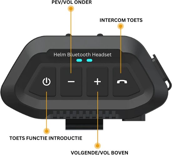 Intercom Motor Helm Motor Communicatie Handsfree Motorhelm Headset  bol