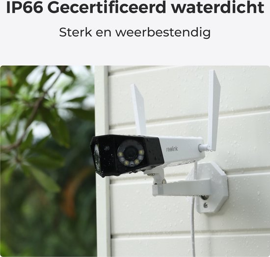 Reolink 4K Beveiligingscamera draadloos buiten, WiFi, 180° panoramisch zicht, Detectie van personen/voertuigen/dieren van Reolink — afbeelding 2
