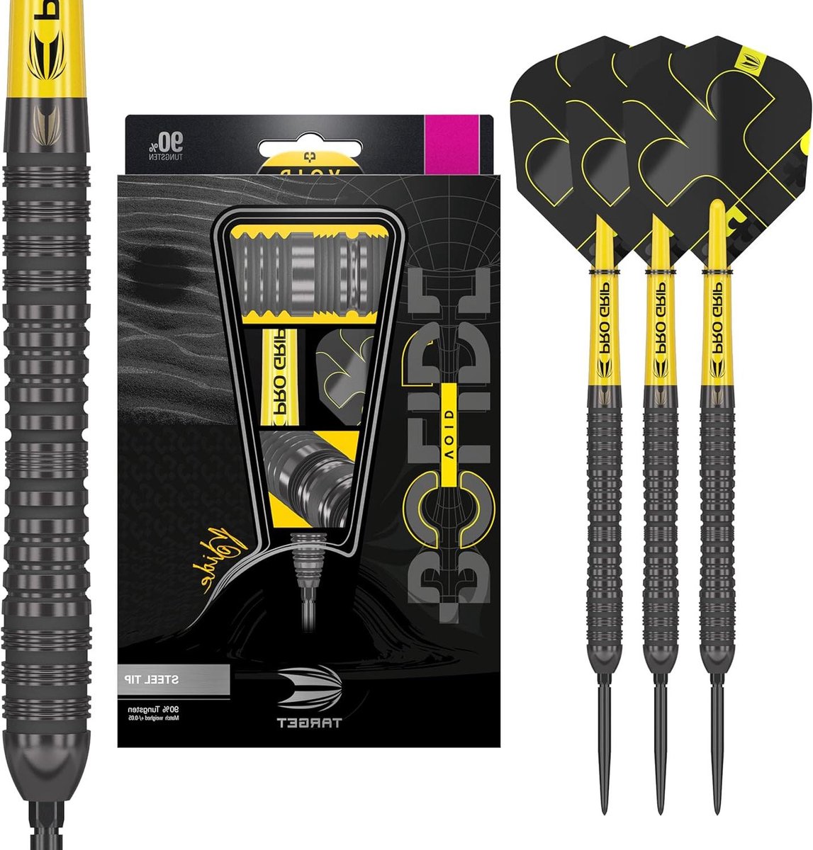 Void 04 23G 90% Tungsten Swiss Point Steel Tip Dartpijlen Set - Hoge Kwaliteit